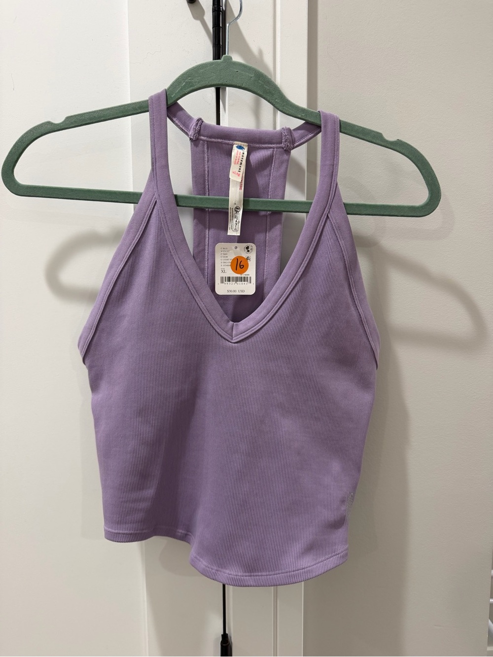 Free People XL Ribbed Lavender Light purple